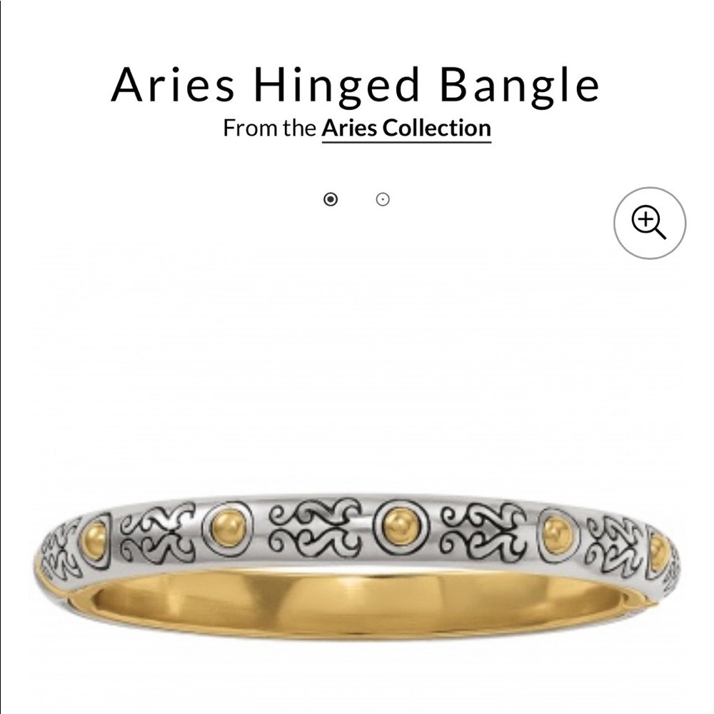 Brighton Aries hinged two tone bangle